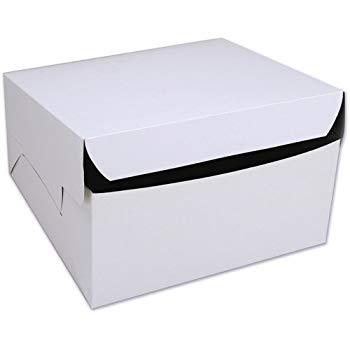WHITE CAKE BOXES (4 INCHES)