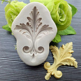 FLEUR DE LIS SCROLL MOULD 1 PC