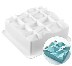 ORIGAMI TOP SQUARE CHOCOLATE MOUSSE MOULD