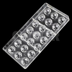 MINI DIAMOND PRALINE POLYCARBONATE CHOCOLATE MOULD 21 CAVITY