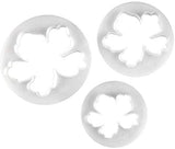 MOANA/HIBISCUS FLOWER CUTTER PLASTIC 3 Pcs