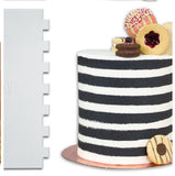 AWNING STRIPES ACRYLIC ICING COMB/ SCRAPER (TALL)