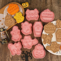 HAPPY HALLOWEEN CUTTERS SET 8PCS