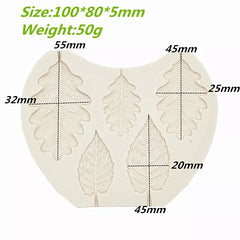 MINI OAK LEAVES MOULD