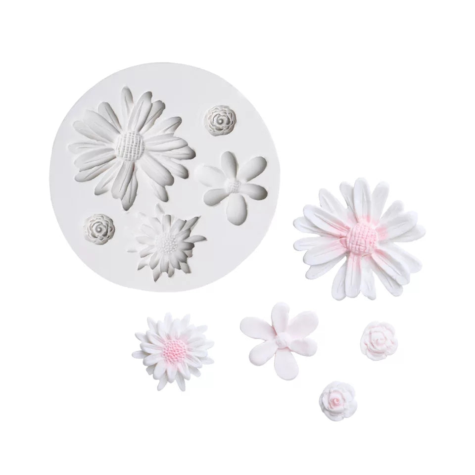 DAISY AND OTHER FLOWERS MOULD
