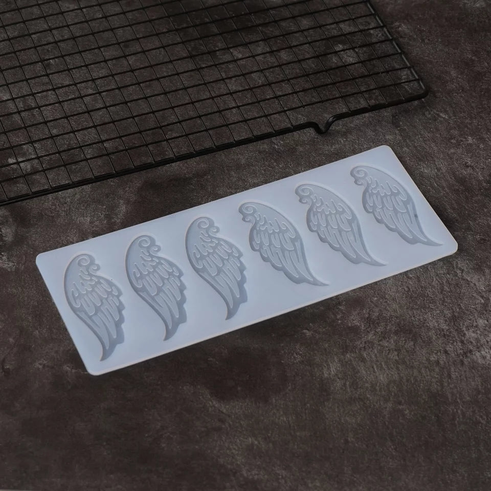 ANGEL WINGS CHOCOLATE CAGE/TOPPER MOULD (CLEAR)