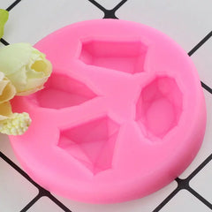 ASSORTED GEMS AND JEWELS MOULD 4 PCS