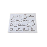 ARABIC NUMBER SILICONE MOULD