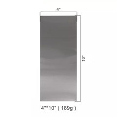 STAINLESS STEEL DOUBLE SIDED SMOOTH SCRAPER (10*4)