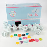 ORIGINAL LARGE EASY PUSH  LETTERS/ALPHABET PLUNGER CUTTERS SET