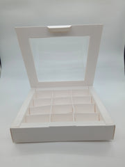 12 HOLES CHOCOLATE BOX (SQUARE)