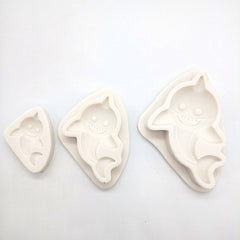 VARIOUS SIZES BABY SHARK MOULD SET 3PCS