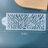 ZEBRA PRINT STENCIL