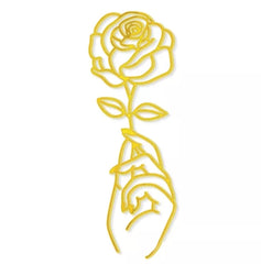 ROSE IN HAND CAKE CHARM TOPPER