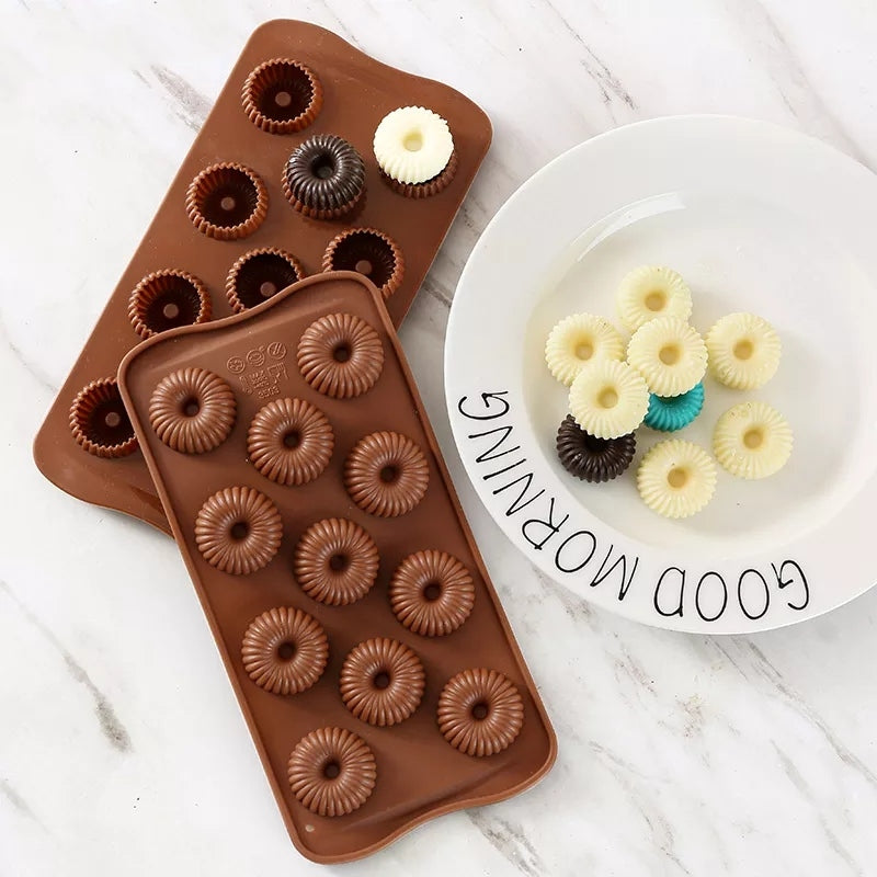 3D ROUND RINGS CHOCOLATE MOULDS