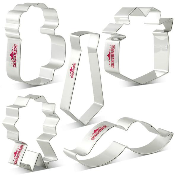 FATHER'S DAY COOKIE CUTTER SET 5 PCS (LARGE)
