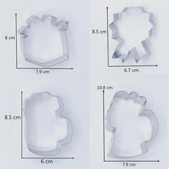 FATHER'S DAY COOKIE CUTTER SET 5 PCS (LARGE)