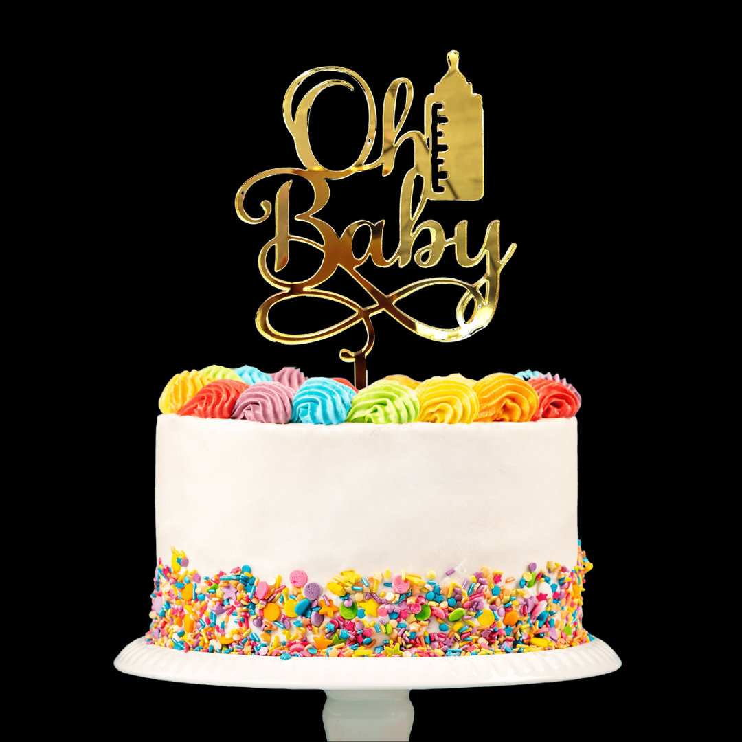 OH BABY ACRYLIC TOPPER