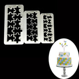 PUZZLE GEOMETRICAL SHAPES CUTTER SET 3 Pcs