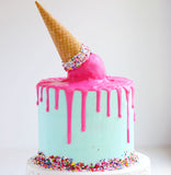 SUGAR CONE CAKE TOPPER