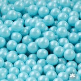 TURQUOISE BLUE SUGAR PEARLS 15 GMS
