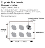 BROWN CUPCAKE BOXES/HOLDERS WITH WINDOW