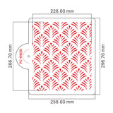 XL PALM LEAVES STENCIL