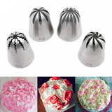 EXTRA  LARGE 4 PC STAINLESS STEEL NOZZLE SET