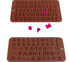 NUMBERS/LETTERS CHOCOLATE MOULD