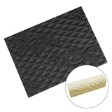 DIAMONDS AND SCROLL CHOCOLATE MOUSSE TEXTURE MAT