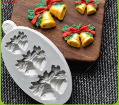 MINI CHRISTMAS BELLS MOULD 3 PCS