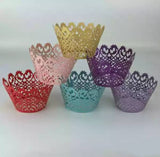 LASER CUT VINE CUPCAKE CAGES/WRAPPERS - {12 Pcs}