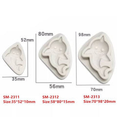 VARIOUS SIZES BABY SHARK MOULD SET 3PCS